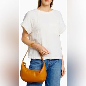 BNWT Madewell “Piazza” small slouch bag